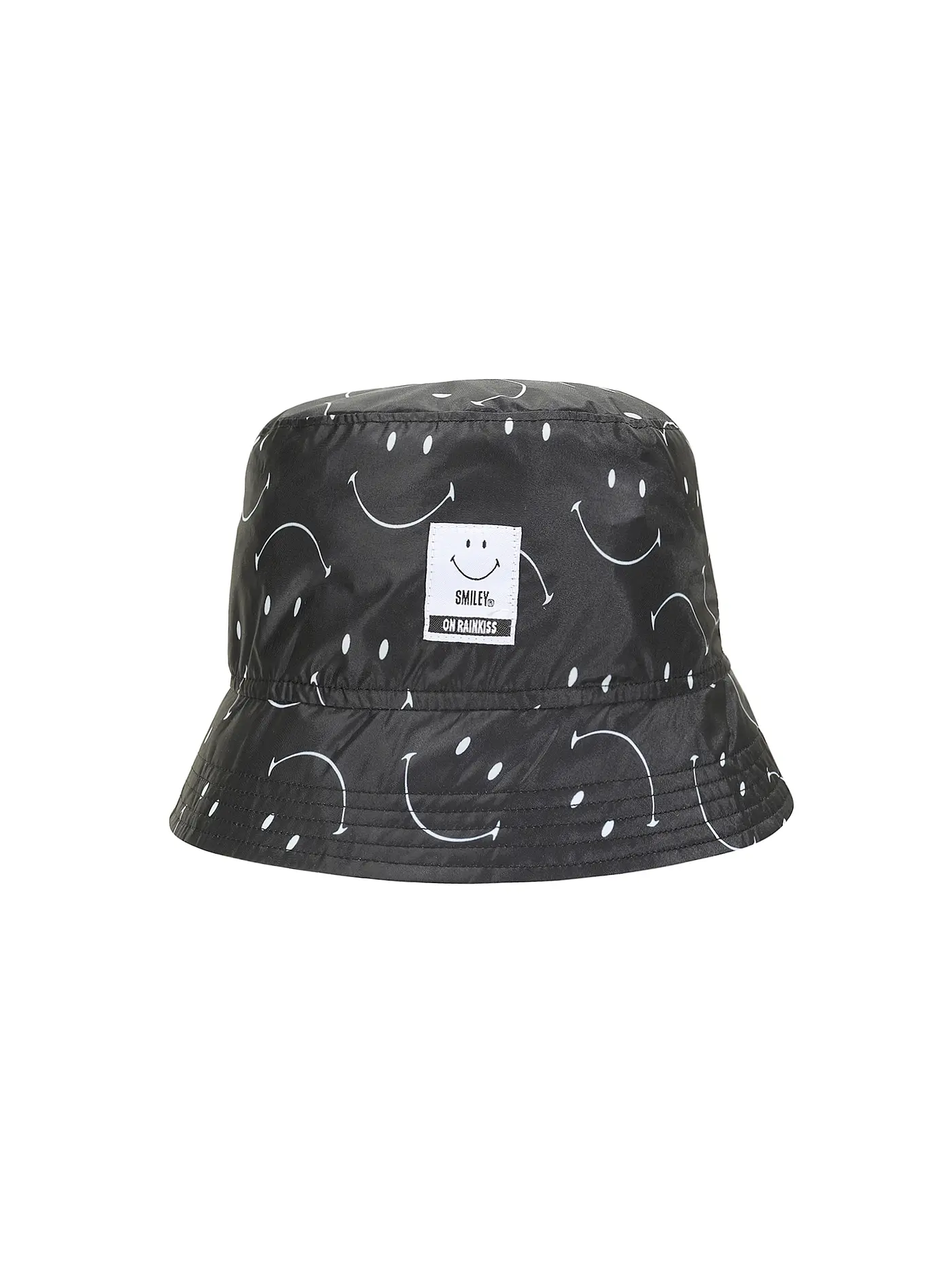 RAINKISS | Regen Fischerhut - Bucket Hat Rainbow Smile | schwarz